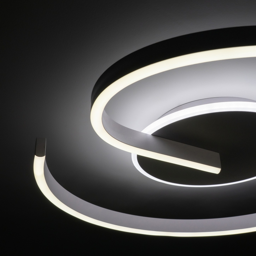 Brilagi - LED prigušiva plafonska svetiljka SPIRAL LED/56W/230V prečnik 50 cm 3000/4000/6000K + daljinski upravljač