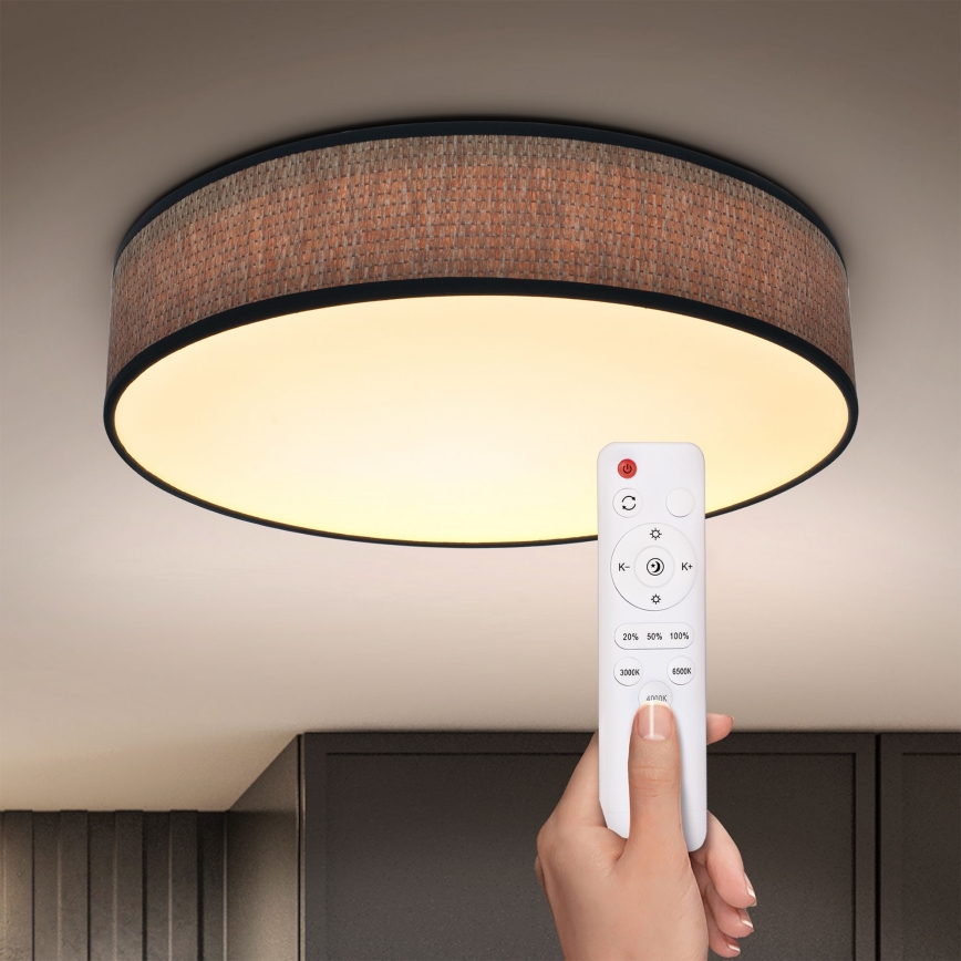 Brilagi - LED prigušiva stropna svetiljka ADELA LED/48W/230V 3000-6500K prečnik 40 cm + daljinski upravljač