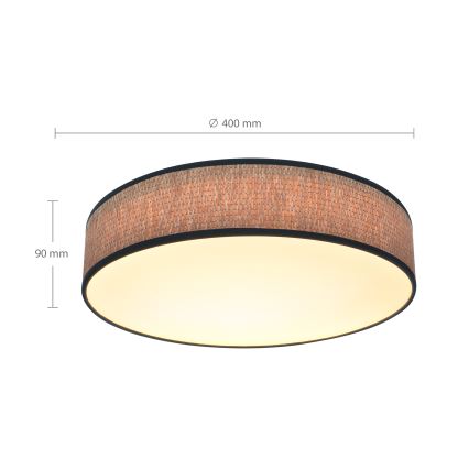 Brilagi - LED prigušiva stropna svetiljka ADELA LED/48W/230V 3000-6500K prečnik 40 cm + daljinski upravljač