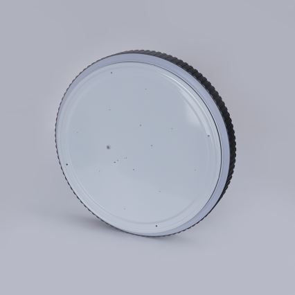 Brilagi - LED prigušiva plafonska lampa CORVO LED/72W/230V 3000-6000K crna prečnik 50 cm + daljinski upravljač