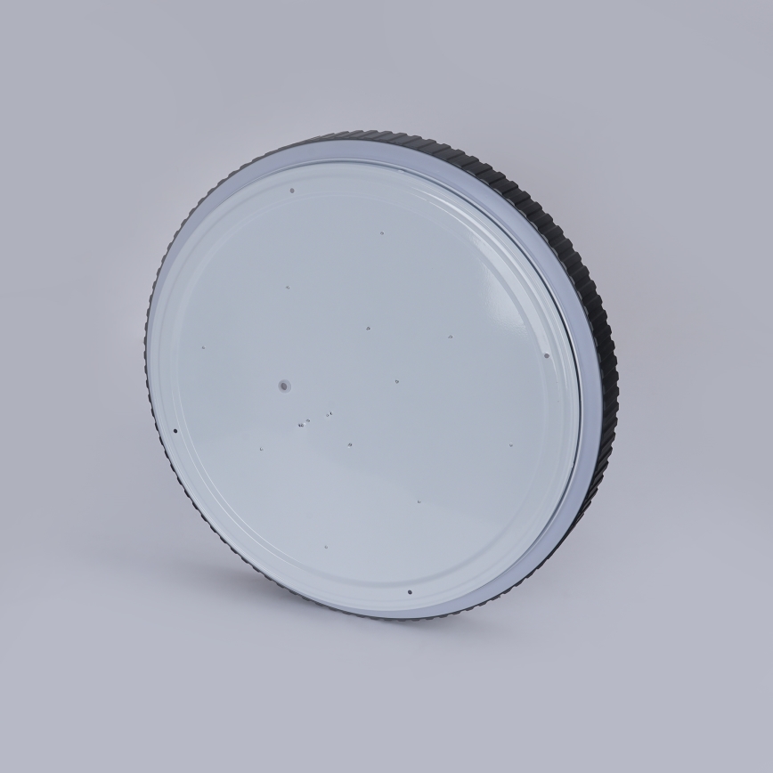 Brilagi - LED prigušiva plafonska lampa CORVO LED/72W/230V 3000-6000K crna prečnik 50 cm + daljinski upravljač