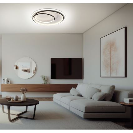 Brilagi - LED prigušiva plafonska lampa FLARE LED/38W/230V prečnika 48 cm 3000-6000K + daljinski upravljač
