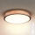 Brilagi - prigušiva LED stropna svetiljka GLORIA LED/48W/230V 3000-6500K hrast prečnik 40 cm + daljinski upravljač