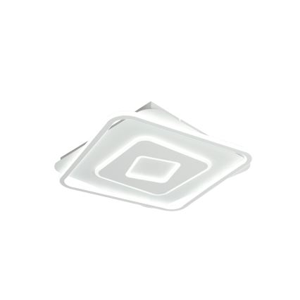 Brilagi - LED prigušiva stropna svetiljka IRIS LED/98W/230V 3000-6000K 50x50 cm bela + daljinski upravljač