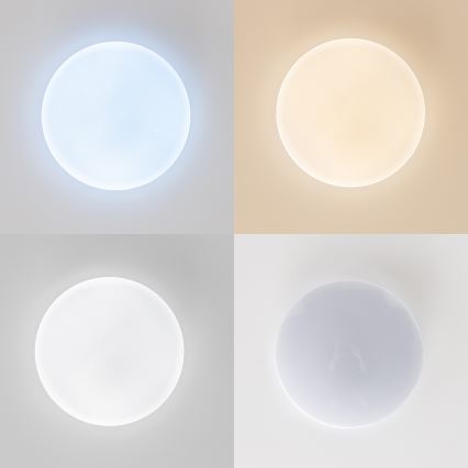 Brilagi - LED prigušiva plafonska svetiljka SMART STARS LED/36W/230V prečnik 48 cm 3000-6000K Wi-Fi Tuya Beacon + daljinski upravljač