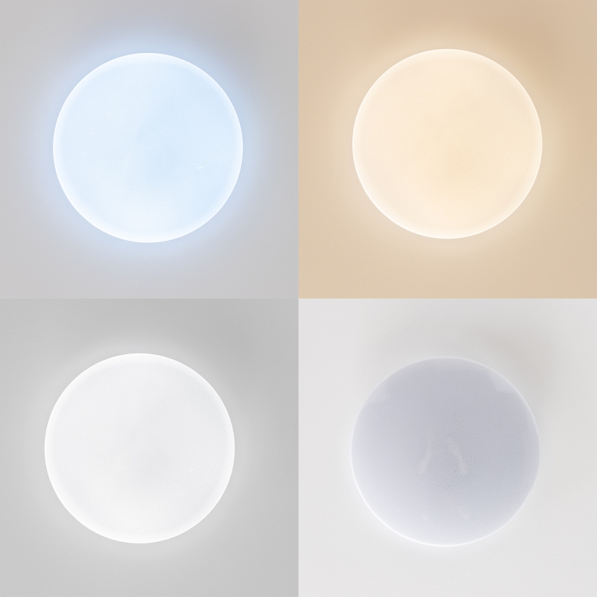 Brilagi - LED prigušiva plafonska svetiljka SMART STARS LED/36W/230V prečnik 48 cm 3000-6000K Wi-Fi Tuya Beacon + daljinski upravljač