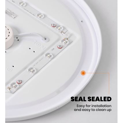 Brilagi - LED prigušiva plafonska svetiljka SMART STARS LED/36W/230V prečnik 48 cm 3000-6000K Wi-Fi Tuya Beacon + daljinski upravljač