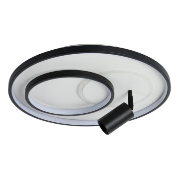 Brilagi - prigušiva LED stropna svetiljka UNITY LED/60W/230V + 1xGU10/3W 3000-6000K prečnik 50 cm bela/crna + daljinski upravljač