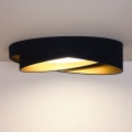 BRILAGI - prigušiva LED stropna svetiljka VELVET TWIST LED/36W/230V 3000-6000K prečnik 65 cm Wi-Fi Tuya Beacon plava/zlatna + daljinski upravljač