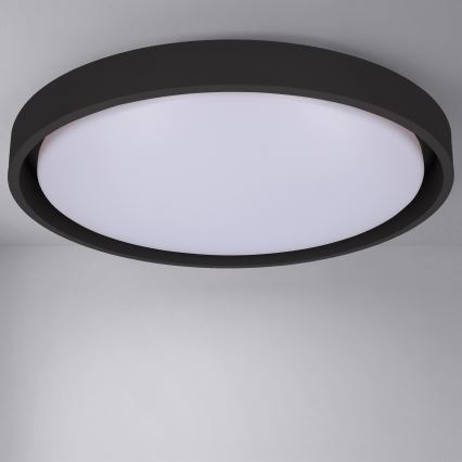 Brilagi - Prigušiva LED plafonska lampa MATTEO LED/60W/230V 3000-6500K prečnik 51,5 cm crna + daljinski upravljač