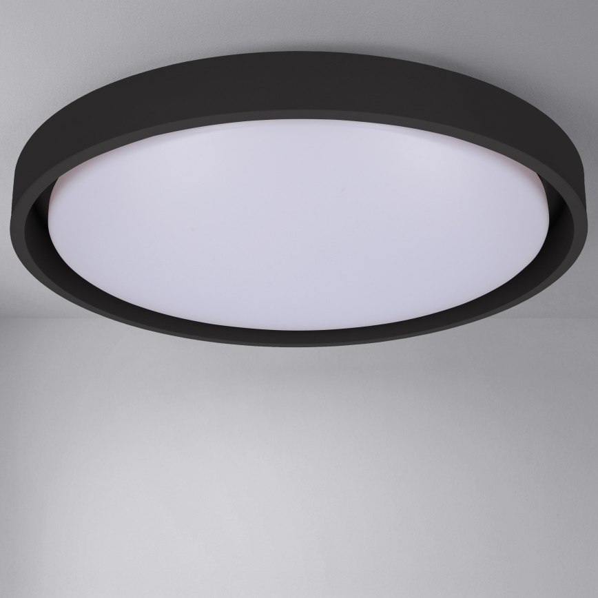 Brilagi - Prigušiva LED plafonska lampa MATTEO LED/60W/230V 3000-6500K prečnik 51,5 cm crna + daljinski upravljač