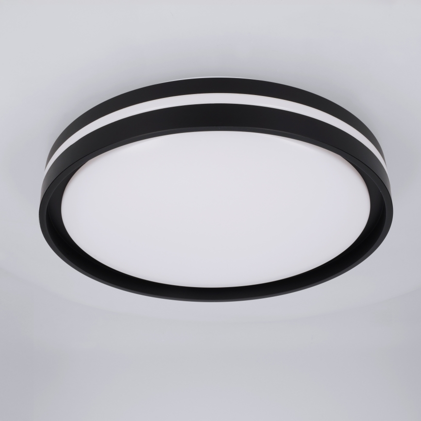 Brilagi - LED prigušiva stropna lampa NAOMI LED/48W/230V 3000-6500K prečnik 39 cm crna + daljinski upravljač