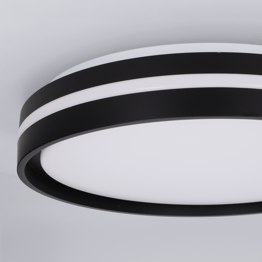 Brilagi - LED prigušiva stropna lampa NAOMI LED/48W/230V 3000-6500K prečnik 39 cm crna + daljinski upravljač
