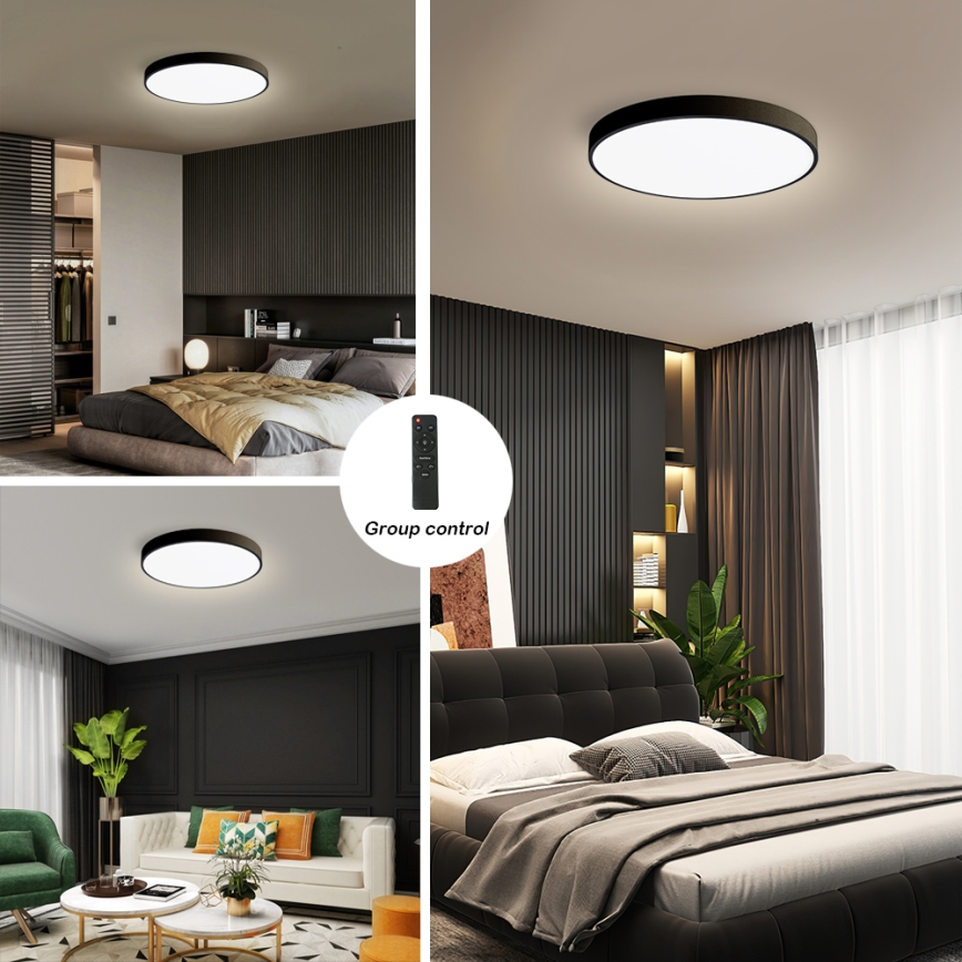 Brilagi - LED prigušiva plafonska svetiljka POOL SMART LED/60W/230V 3000-6000K 50 cm + daljinski upravljač