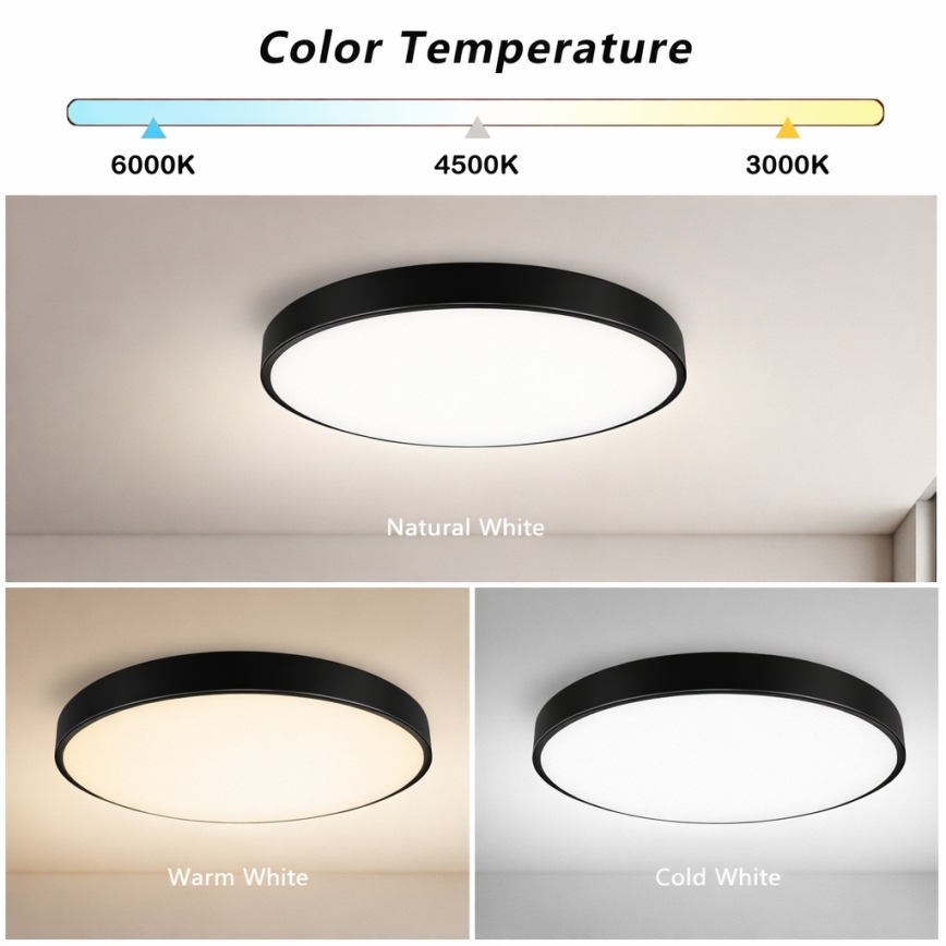 Brilagi - LED prigušiva plafonska svetiljka POOL SMART LED/60W/230V 3000-6000K 50 cm + daljinski upravljač