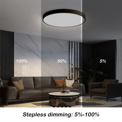 Brilagi - LED prigušiva plafonska svetiljka POOL SMART LED/60W/230V 3000-6000K 50 cm + daljinski upravljač
