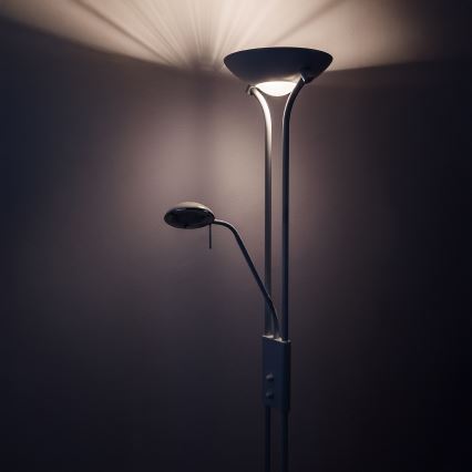 Brilagi - Prigušiva podna lampa SCARLETT 1xR7s/230W/230V + 1xG9/40W bela