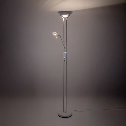 Brilagi - Prigušiva podna lampa SCARLETT 1xR7s/230W/230V + 1xG9/40W bela