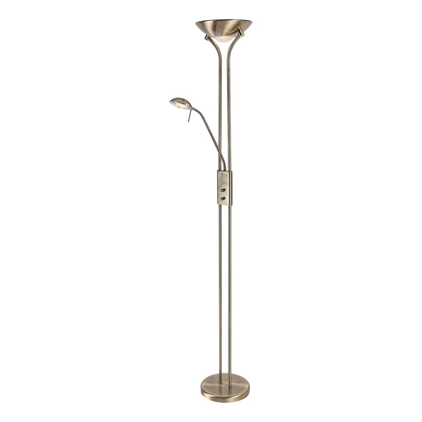Brilagi - Prigušiva stojeća lampa SCARLETT 1xR7s/230W/230V + 1xG9/40W bronzana