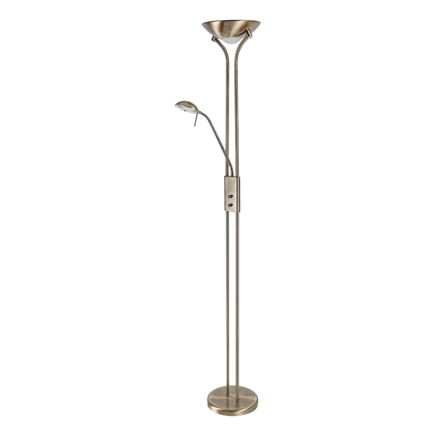 Brilagi - Prigušiva stojeća lampa SCARLETT 1xR7s/230W/230V + 1xG9/40W bronzana