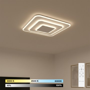 Brilagi - prigušiva stropna LED svetiljka MODERN LED/72W/230V 2700-6500K 46,6x46,6 cm + daljinski upravljač