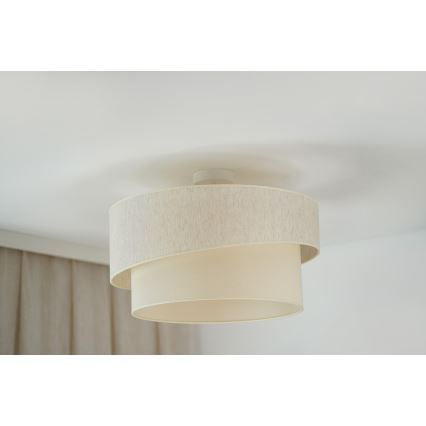 Brilagi - Prislonjen plafonski luster SHINE 1xE27/15W/230V prečnik 50 cm krem