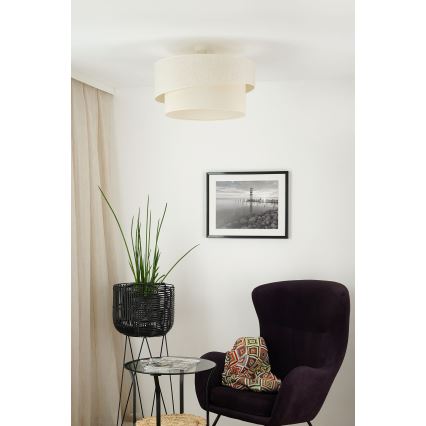 Brilagi - Prislonjen plafonski luster SHINE 1xE27/15W/230V prečnik 50 cm krem