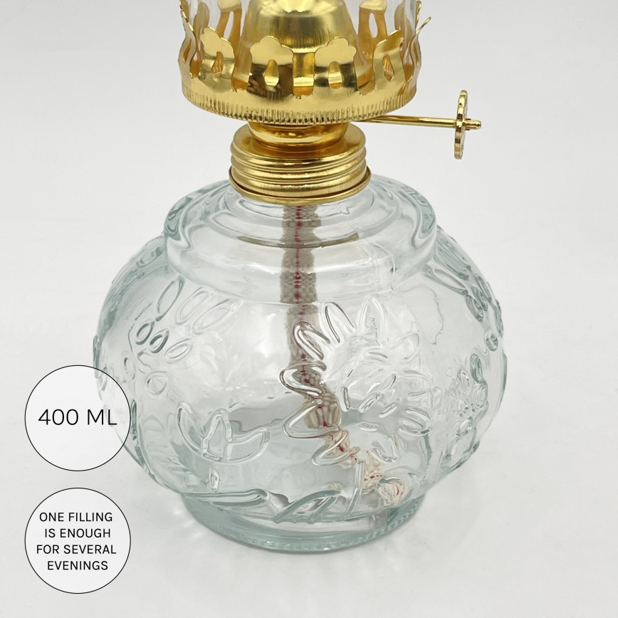 Brilagi - prozirna petrolejska lampa MERLIN