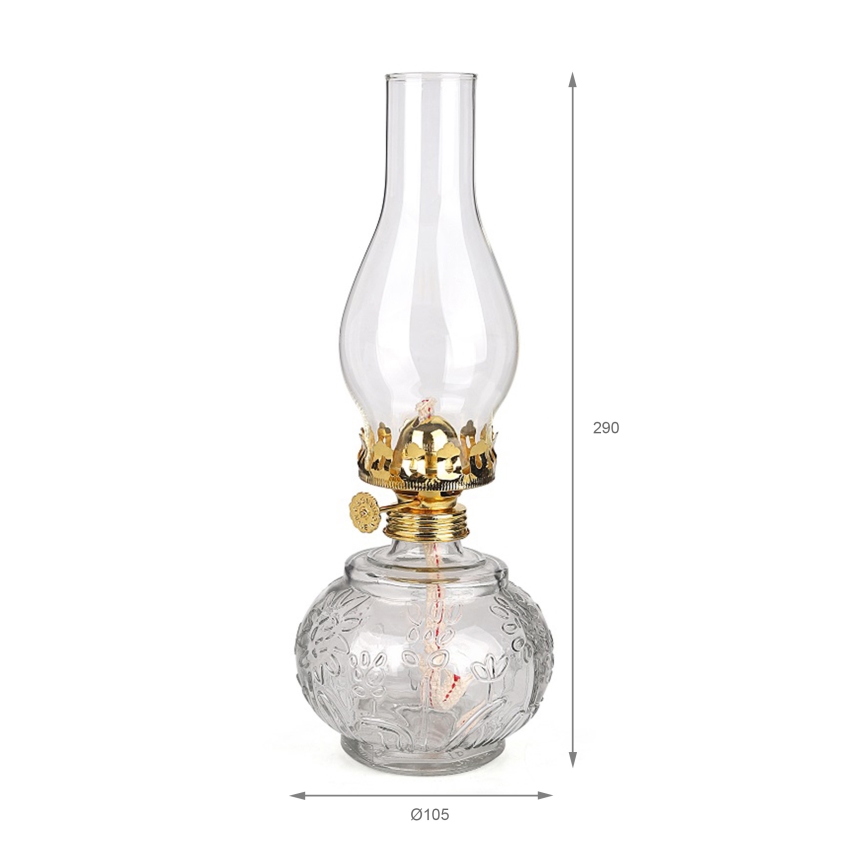 Brilagi - prozirna petrolejska lampa MERLIN