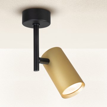 Brilagi - Reflektor SELE VERTICAL 1xGU10/30W/230V crna/zlatna