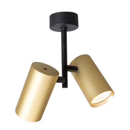 Brilagi - Reflektor SELE VERTICAL 2xGU10/30W/230V crna/zlatna
