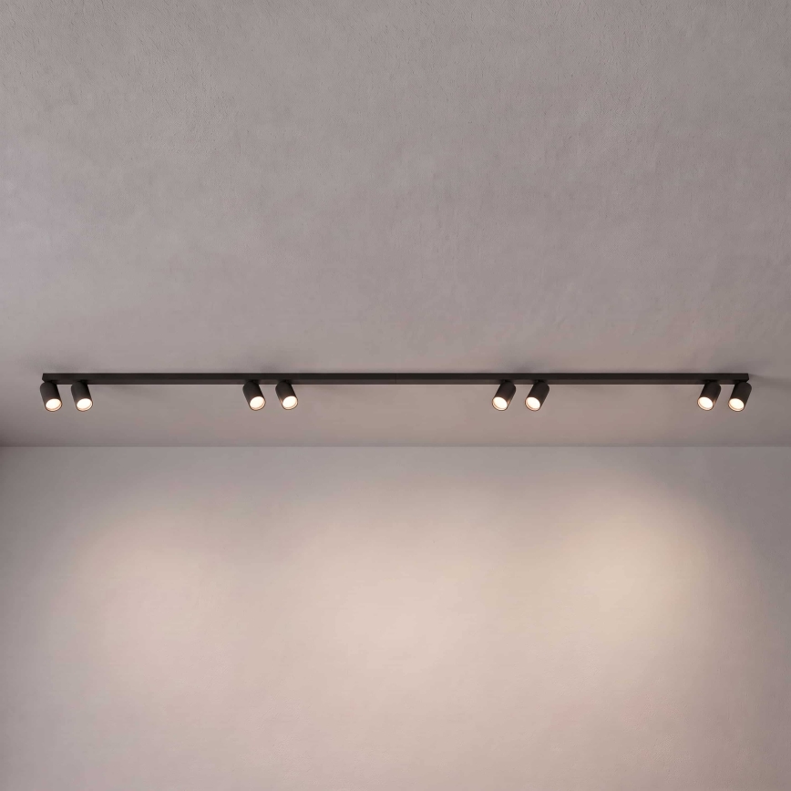 BRILAGI - Reflektorsko svetlo SELE LONG 8xGU10/30W/230V crna