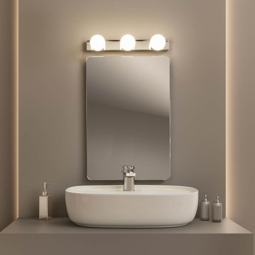 BRILAGI - Komplet 2x LED zidno svetlo za kupatilo HOLLYWOOD 3xLED/3W/230V 39 cm IP44 sjajni hrom