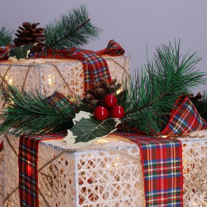 Brilagi - SET od 3 LED spoljašnje božićne dekoracije LED/230V IP44 pokloni