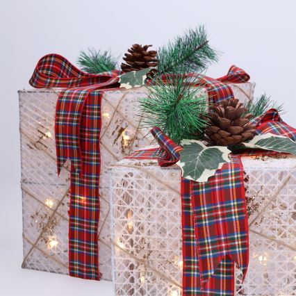 Brilagi - SET od 3 LED spoljašnje božićne dekoracije LED/230V IP44 pokloni