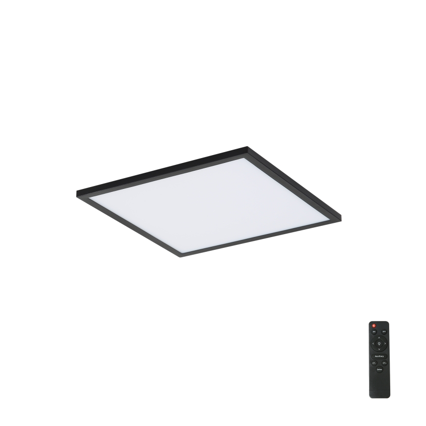 BRILAGI - LED prigušiva stropna svetiljka SLIMFRAME LED/25W/230V 30x30 cm 3000-6000K crna + daljinski upravljač