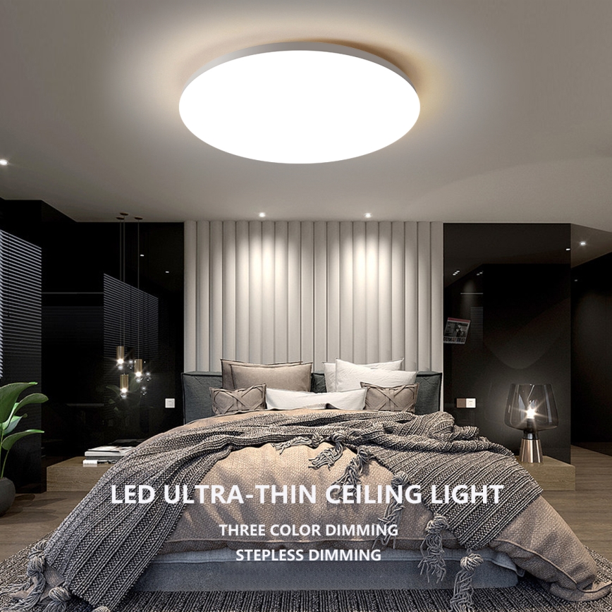 Brilagi - LED prigušiva plafonsko svetlo SMART LED/24W/230V prečnik 38 cm 3000-6000K Wi-Fi Tuya Beacon + daljinski upravljač