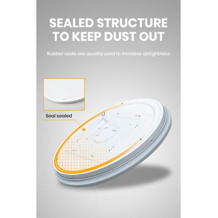 Brilagi - LED prigušiva plafonsko svetlo SMART LED/24W/230V prečnik 38 cm 3000-6000K Wi-Fi Tuya Beacon + daljinski upravljač