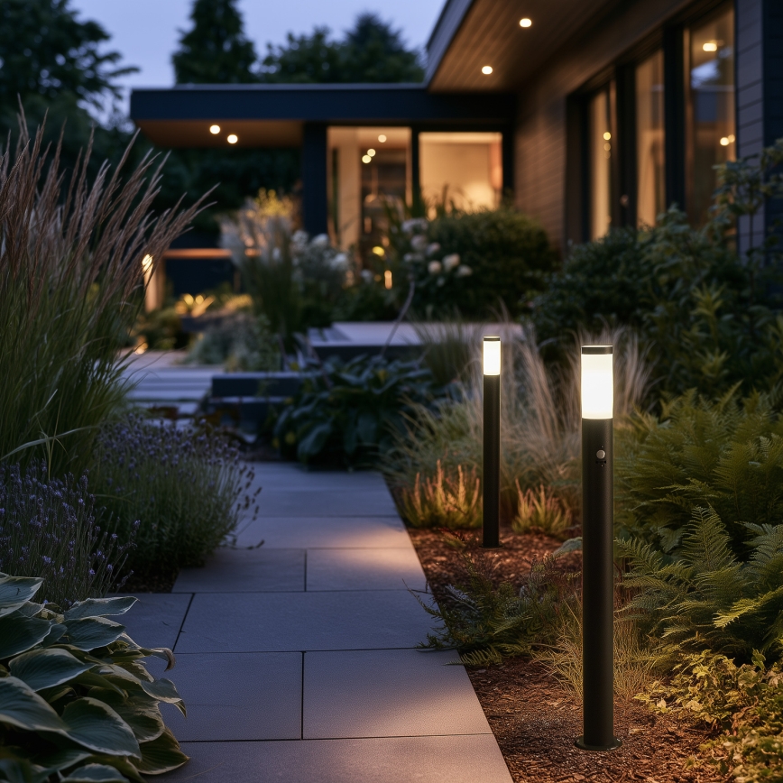 BRILAGI - Spoljašnja lampa sa senzorom pokreta ELIA 1xE27/20W/230V IP44 100 cm antracit