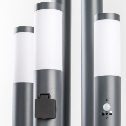 BRILAGI - Spoljašnja lampa sa senzorom ELIA 1xE27/20W/230V IP44 50 cm antracit