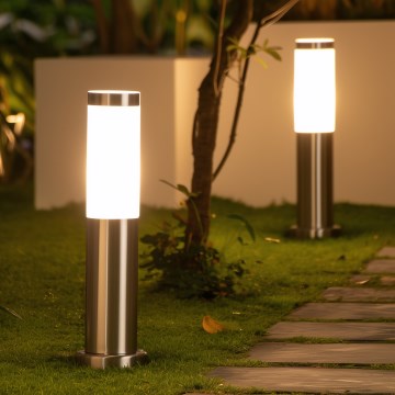 Brilagi - Spoljašnja lampa NOVA 1xE27/15W/230V 40 cm IP44 matirani hrom