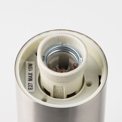 BRILAGI - Spoljašnja lampa NOVA 1xE27/15W/230V 40 cm IP44 matirani hrom