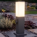 Brilagi - Spoljašnja lampa sa 2 SCHUKO utičnice 1xE27/15W/230V 40 cm IP44 antracit