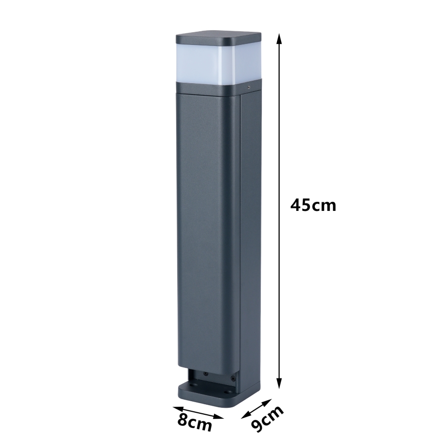 Brilagi - Spoljna svetiljka PILLAR sa 2 SCHUKO utičnicama 1xG9/11W/230V IP44 antracit