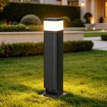 BRILAGI - Spoljašnja lampa sa 2 SCHUKO utičnice PILLAR 1xG9/11W/230V IP44 crna