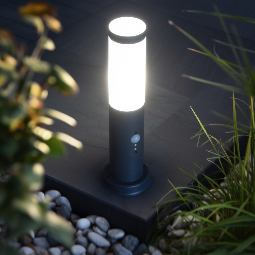 Brilagi - Spoljašnja lampa sa senzorom NOVA 1xE27/15W/230V 40 cm IP44 antracit