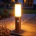 Brilagi - Spoljašnja lampa sa senzorom NOVA 1xE27/15W/230V 40 cm IP44 braon