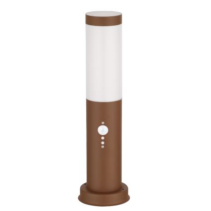 Brilagi - Spoljašnja lampa sa senzorom NOVA 1xE27/15W/230V 40 cm IP44 braon