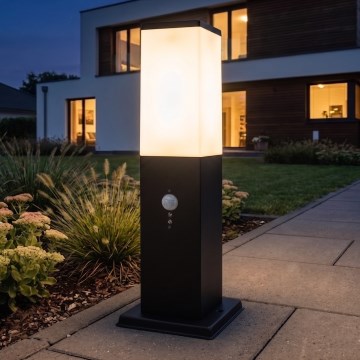 Brilagi - Spoljašnja lampa sa senzorom NOVA 1xE27/15W/230V 40 cm IP44 crna