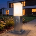Brilagi - Spoljašnja lampa sa senzorom NOVA 1xE27/15W/230V 40 cm IP44 mat hrom
